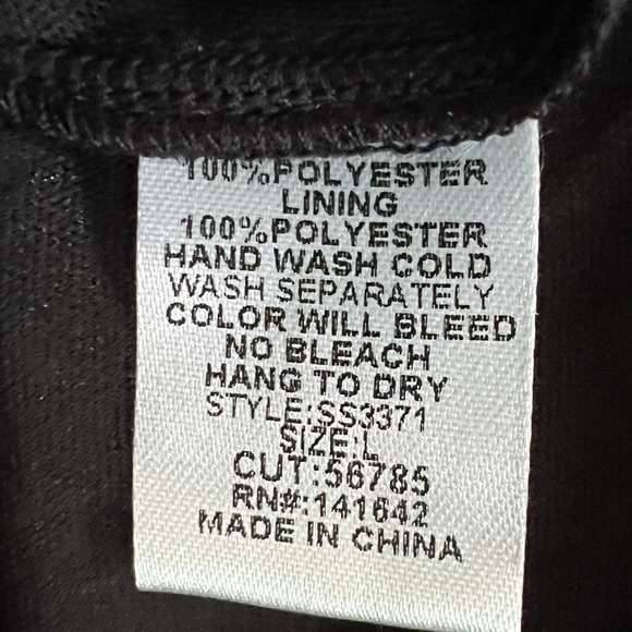 She & Sky Romper Halter Style Black Taupe Leaf Print Size Large Lined NWT‎ - Picture 6 of 8